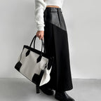 Faux Leather Maxi Skirt