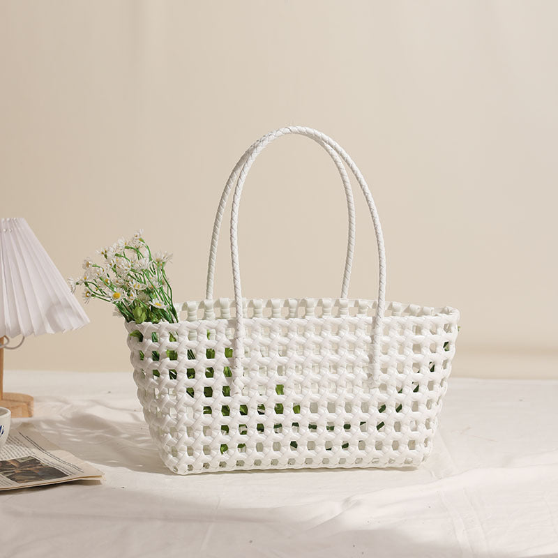 One-Shoulder Korean White