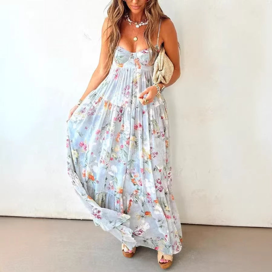 Women's Sling Floral Dress