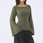 Women's Bell Sleeve Knit Sweater