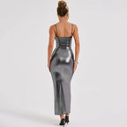 Winter Off-Shoulder Slim Strap Dress