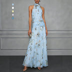 Women's Lace Halter Dress