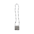 Women's Irregular Asymmetric Shaped Handmade Beaded Bag Mini Lipstick Pack With Chain Crossbody Pouch