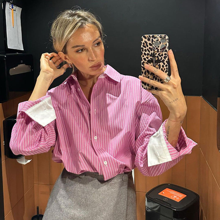 Striped Long-Sleeve Shirt