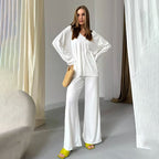 Autumn White Pajamas Lingerie
