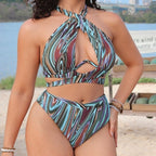 Plus Size One-piece Swimwear