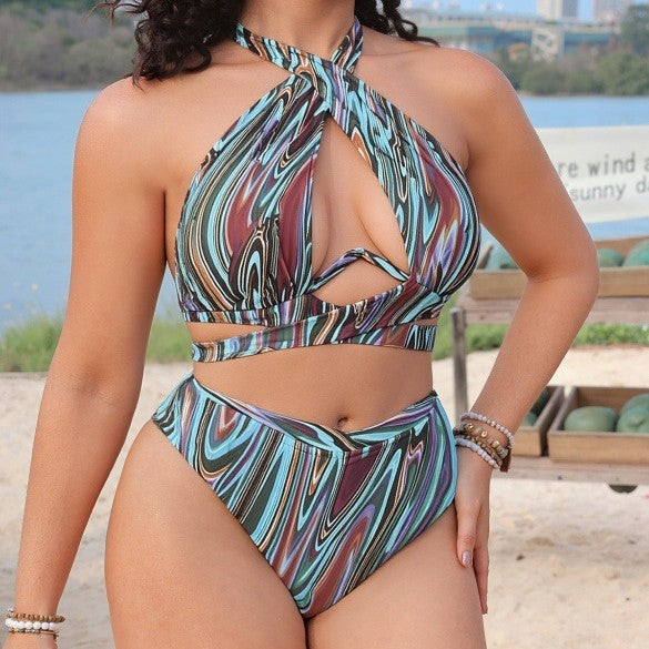 Plus Size One-piece Swimwear