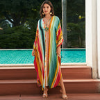 Rayon Print Cover Up Swimwear