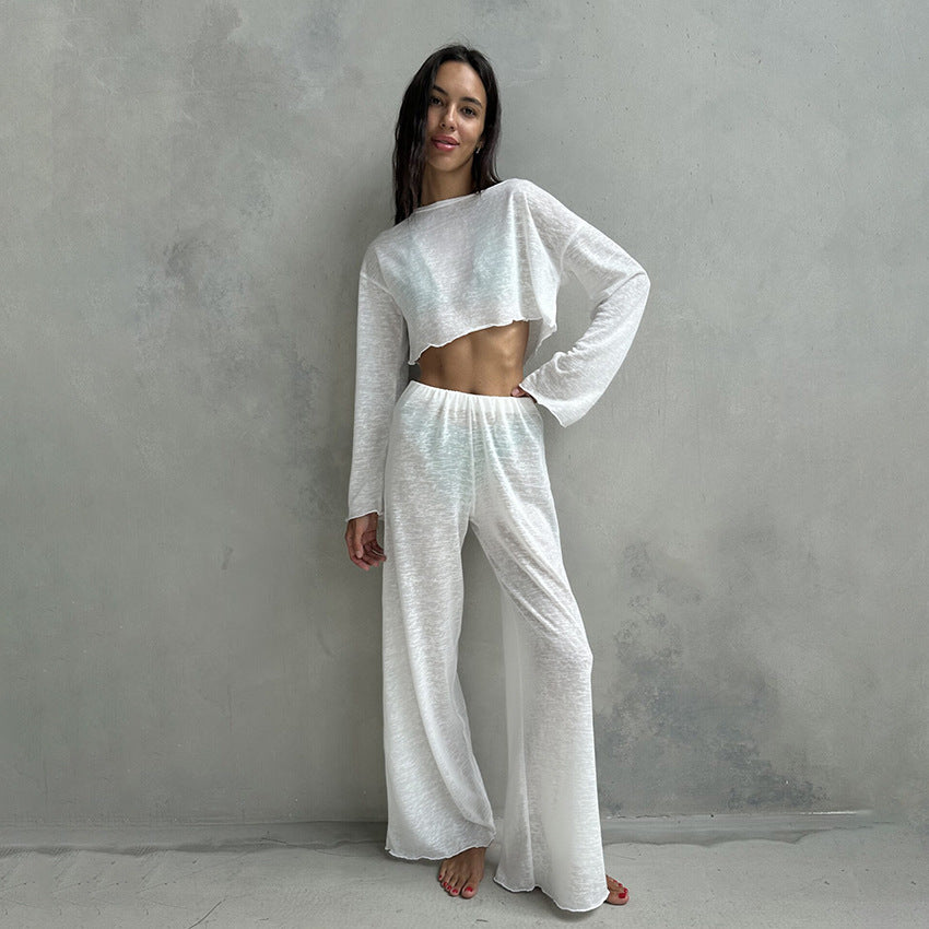 Autumn White Pajamas Lingerie