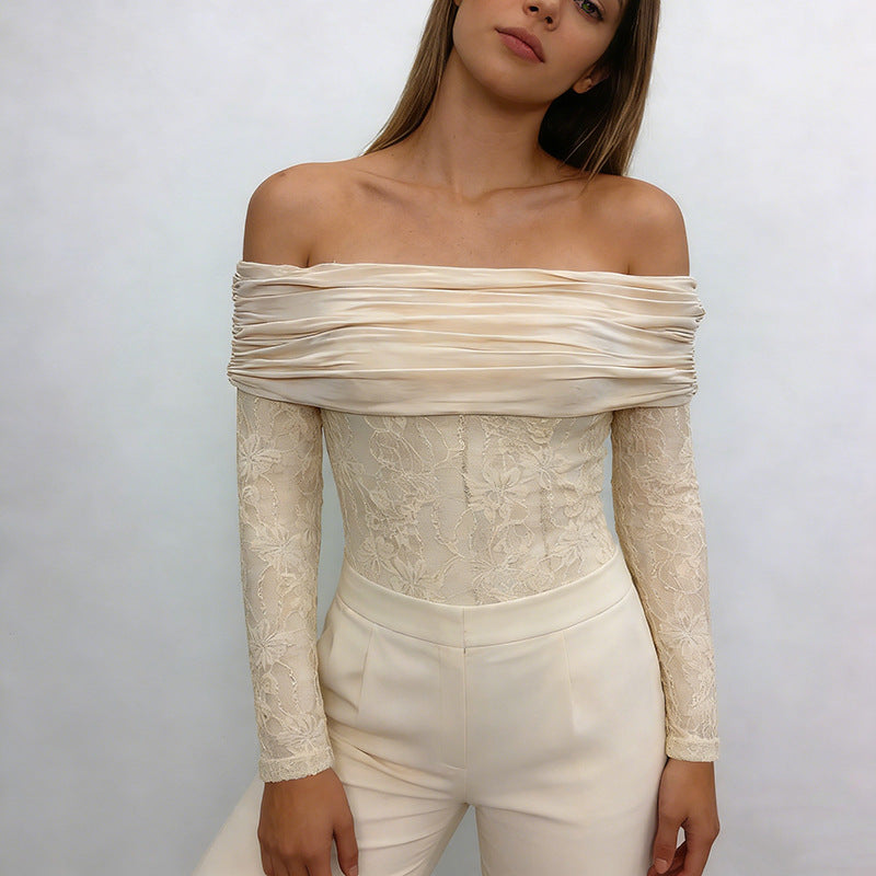 Women's Off Shoulder Slim Fit Bodysuit