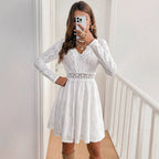 Lace Patchwork Mini Sundress