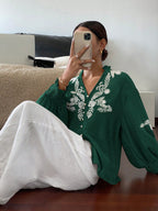 blackish green