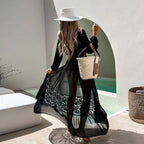 Chiffon Stitching Cover Up Swimwear