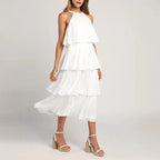 Women's Halter Chiffon Dress