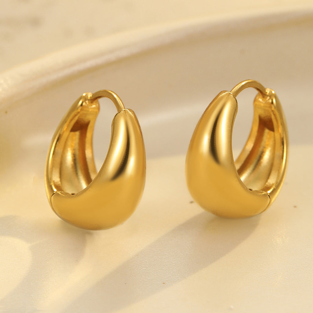 Vintage Stainless Steel Ear Clips