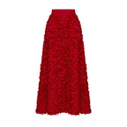 Women's Autumn Winter Petal Design Long Skirt