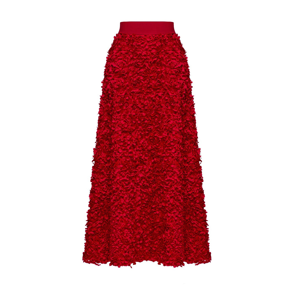 Women's Autumn Winter Petal Design Long Skirt