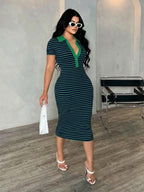 blue green stripe