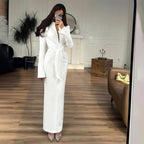 Women's Collared Lace-Up Long Sleeve Fall Dress