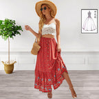 Rayon Printed Bohemian Holiday Swing Skirt