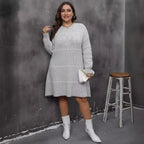 Women's Striped Winter Dress