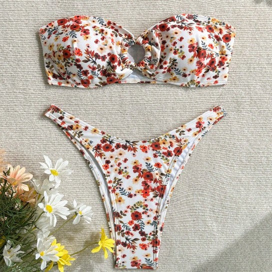 Spaghetti One-piece Swimwear