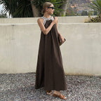 Women's Halter Ruffled Dress