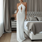 Women's Lace Backless Dress