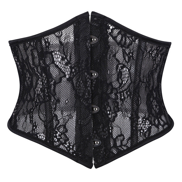Women's Boned Mesh Waist Shaper Corset