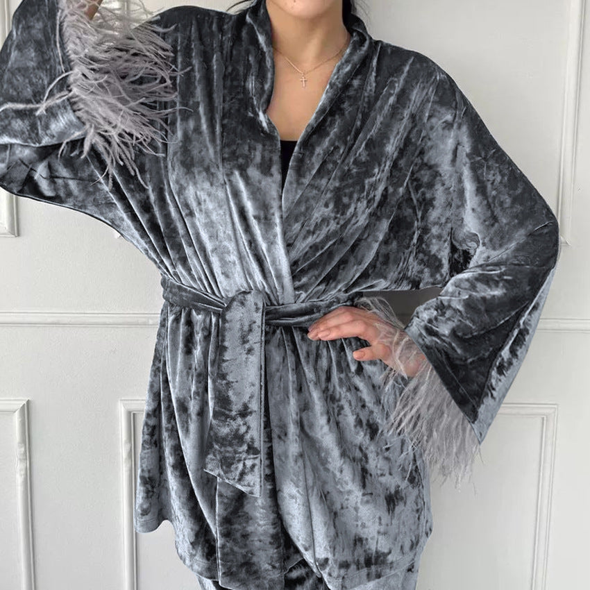 Autumn Warm Pajamas Lingerie
