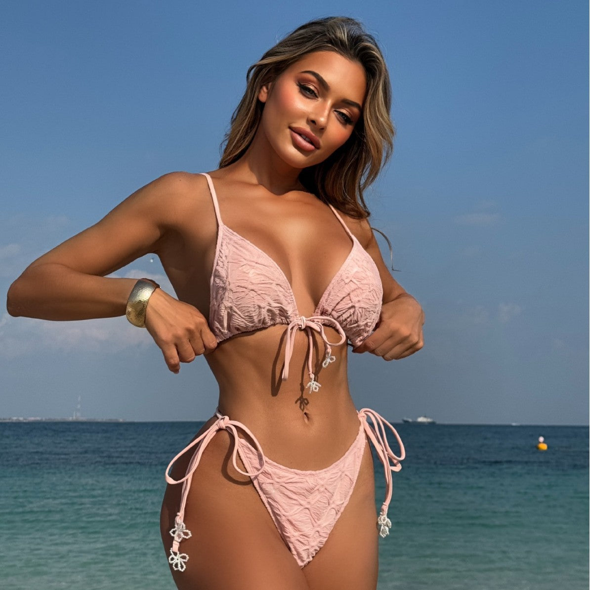 Halter Lace Cover Up Swimwear