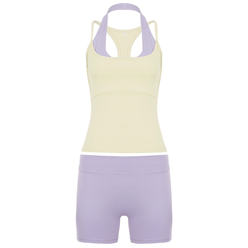Yellow and purple