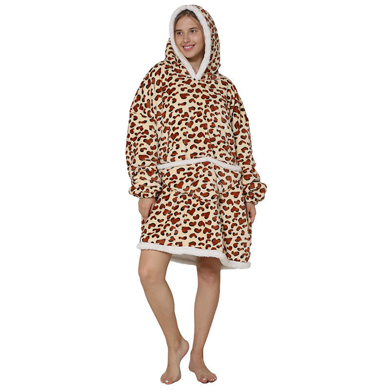 Leopard Print Adult Cold-Proof Clothes