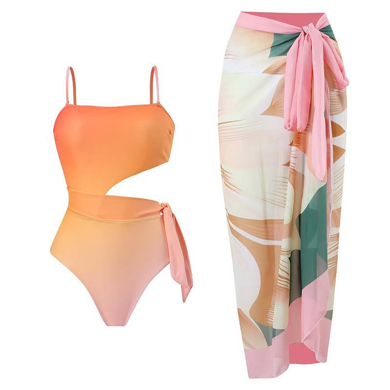 Skinny Slimming One-piece Swimwear