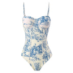 Blue Separate Swimsuit
