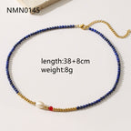 Lapis Lazuli Pearl Necklace