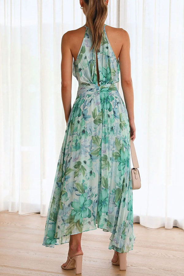 Women's Halter Maxi Dress