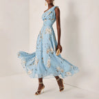 Women's Midi Floral Dress