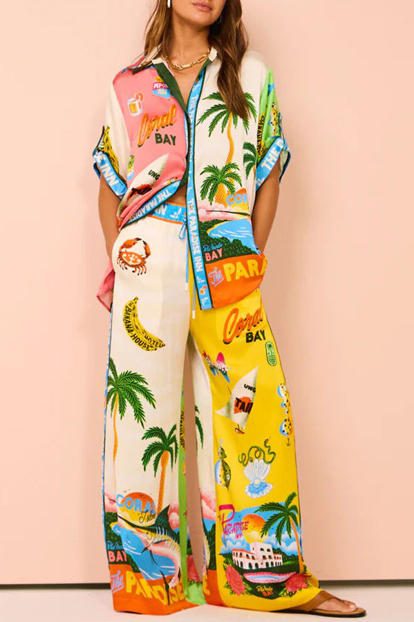 Multicolor Two-Piece Set