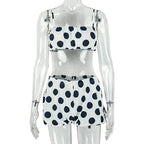 White Polka Dot