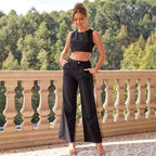 Sleeveless Long Two-Piece Set