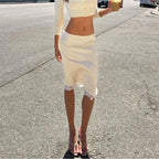 Summer Women Clothing Slim Fit Sexy Low Waist Stitching