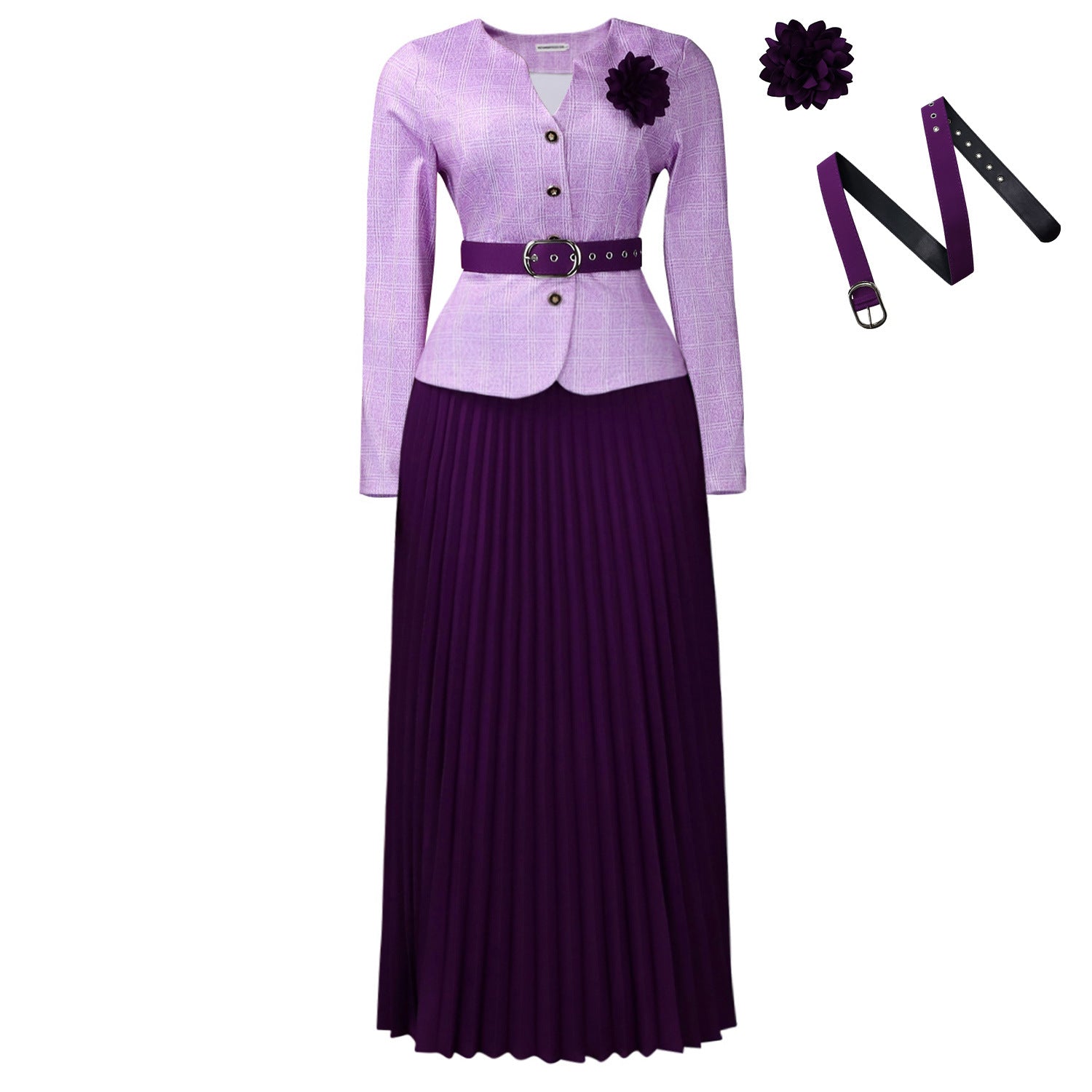 Purple Belt Corsage