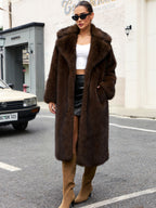 Brown with black