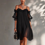 Women's Lace Backless Dress
