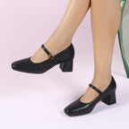 Women's 's Retro Mary Jane Shoes Chunky Heel