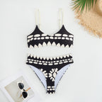 Split Three One-piece Swimwear