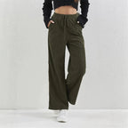Women's Draping Light Luxury Wide Leg Design Loose Straight Casual Pants All Match Small Slim Fit Women Pants