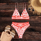 Orange One-piece Swimwear