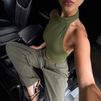 Women's Backless Halter Camisole Top